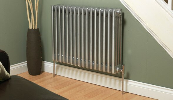 stylish silver radiator